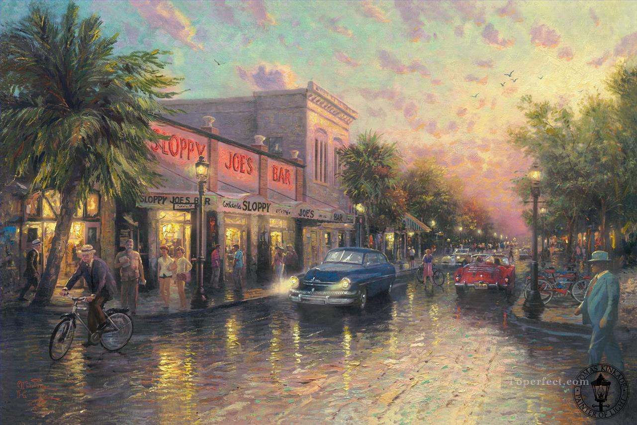 Key West TK cityscape Oil Paintings